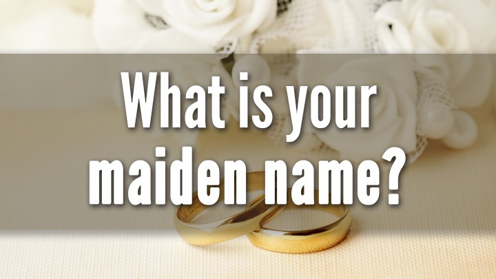 w\What is a Maiden Name