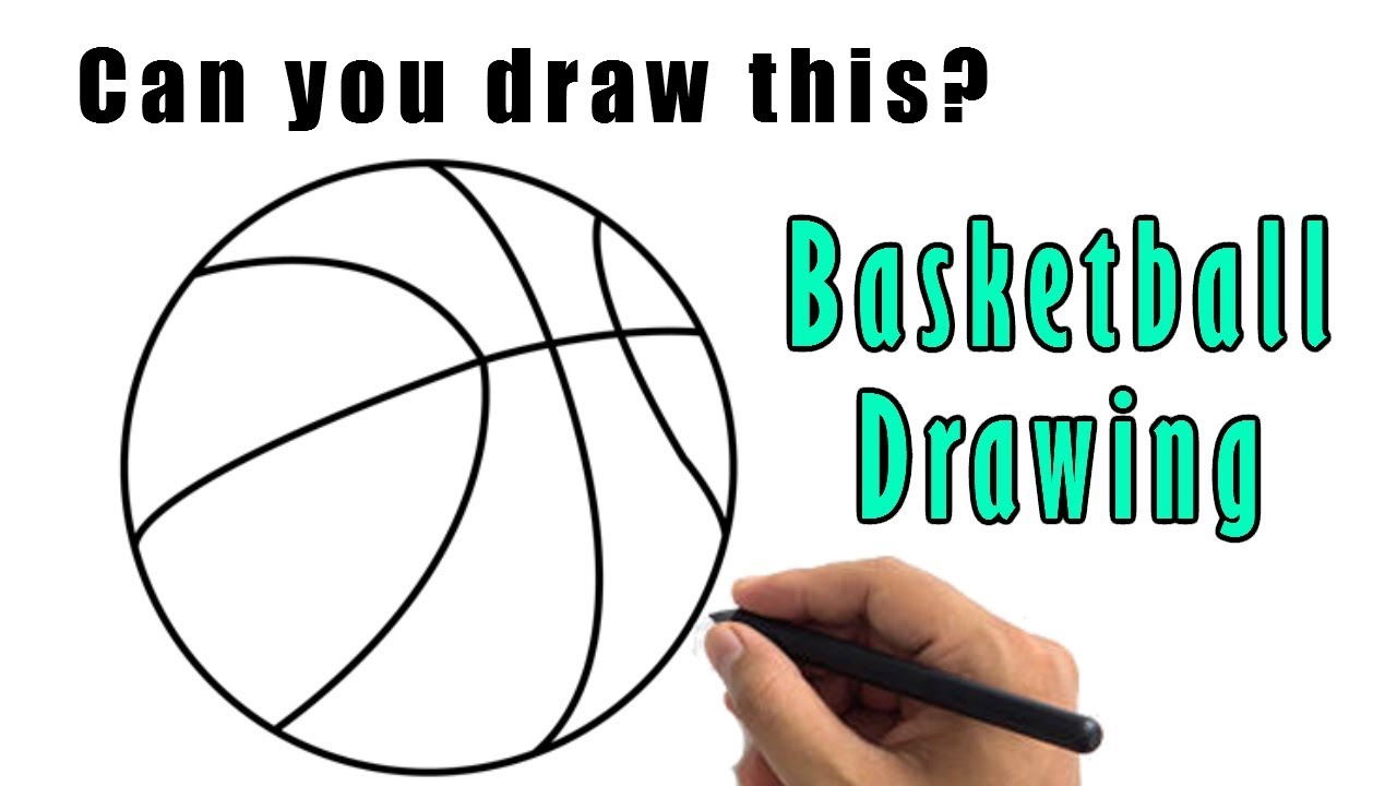 How To Draw A Basketball