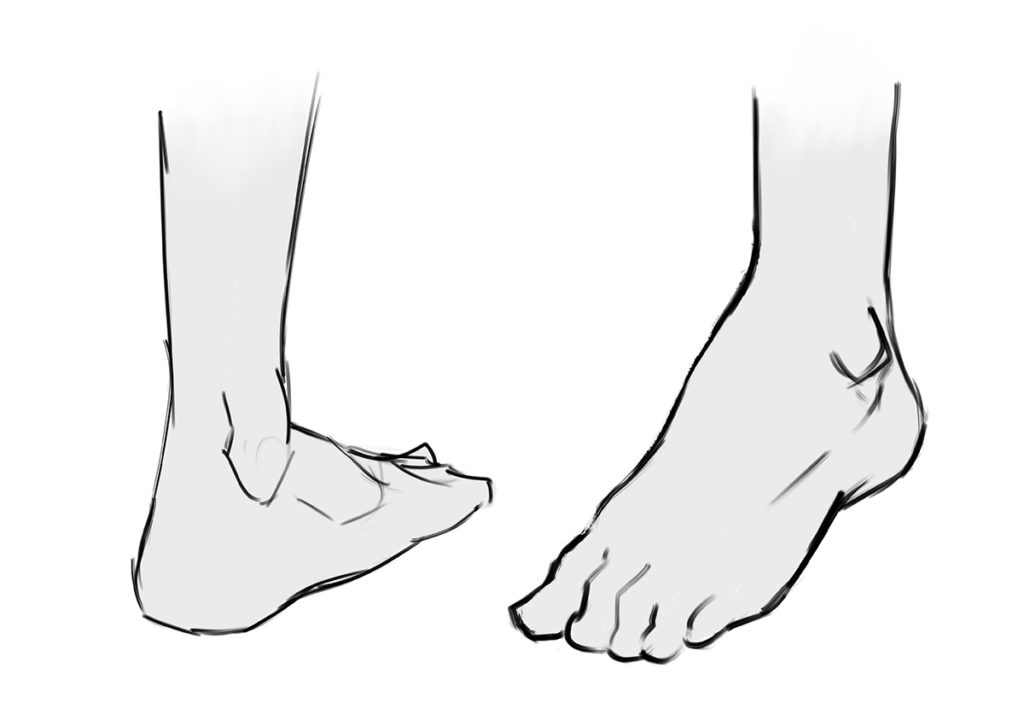 How To Draw Feet