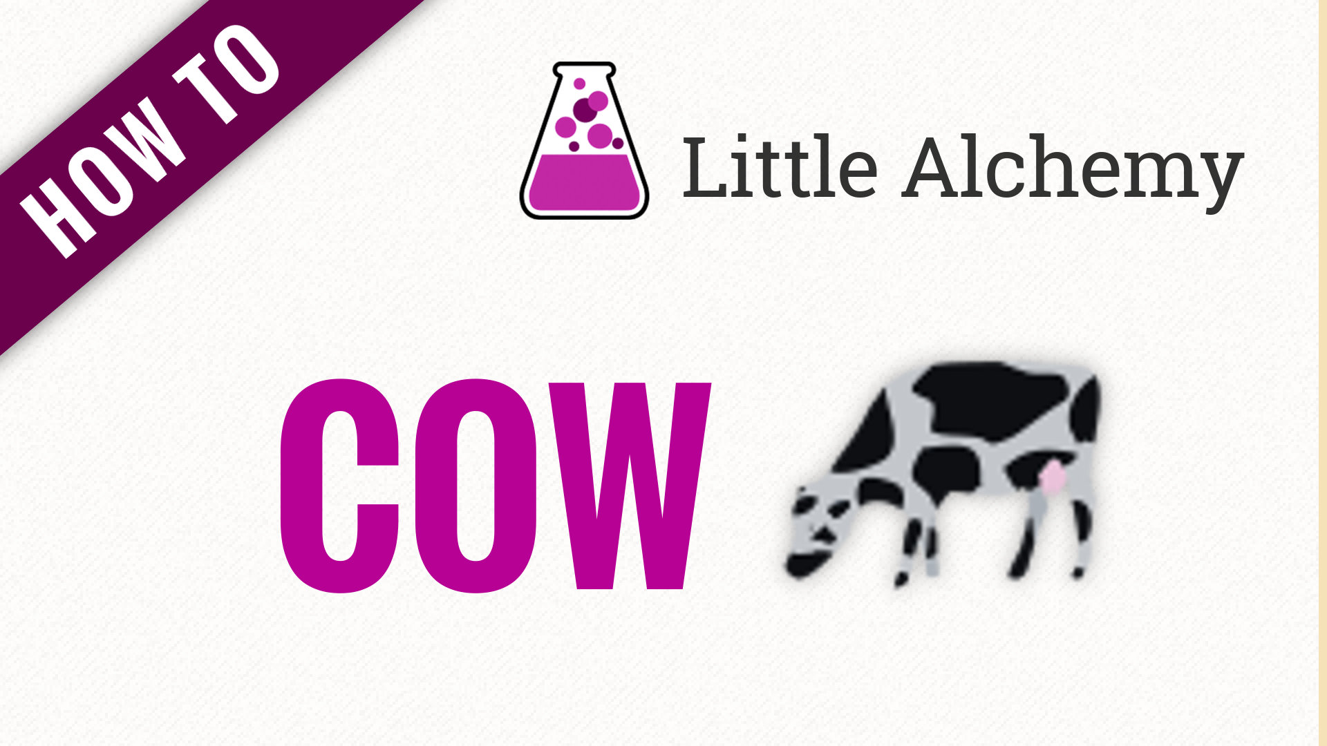 How To Make Cow In Little Alchemy