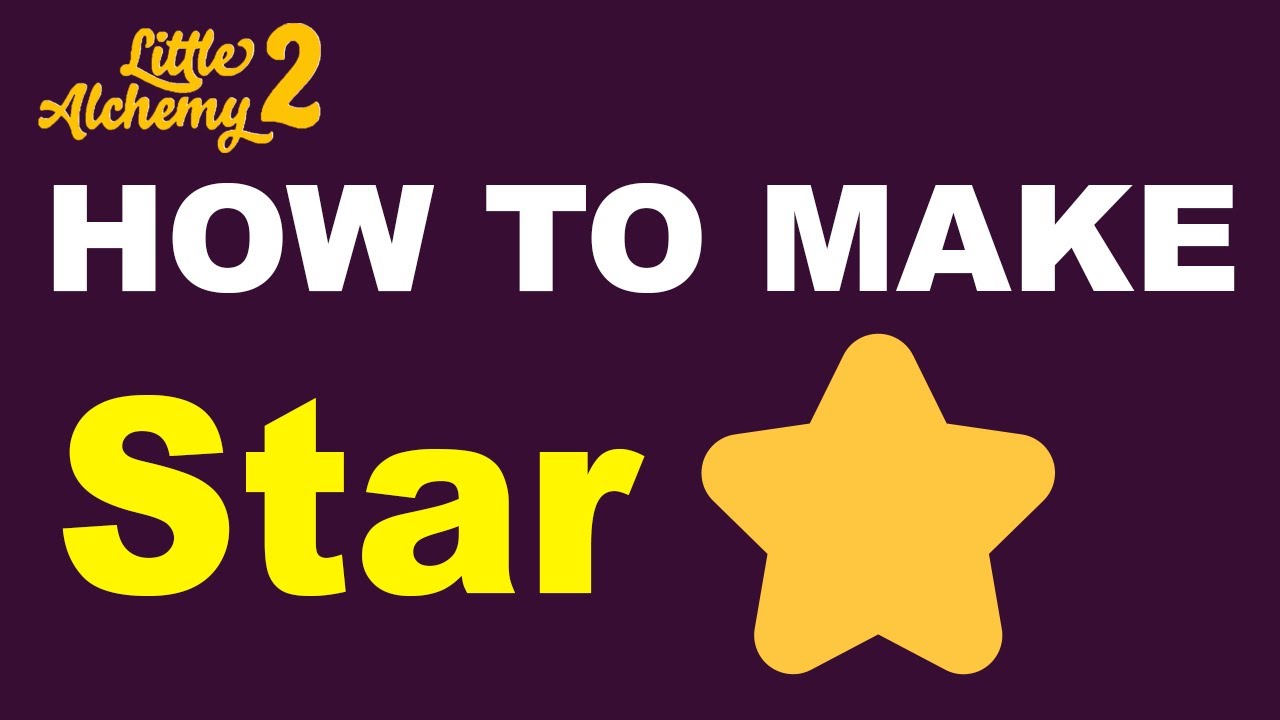 How To Make Star In Little Alchemy 