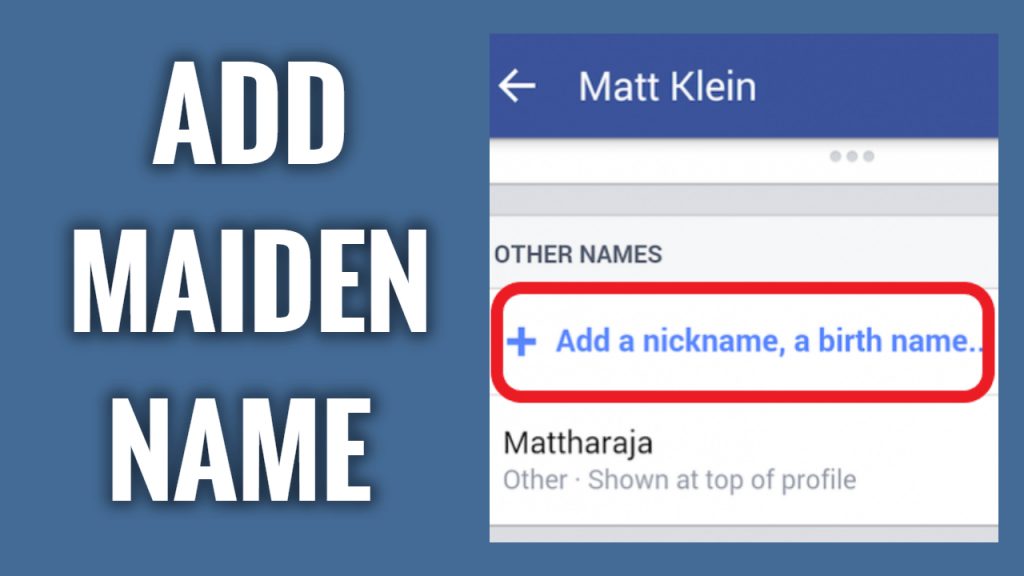 What is a Maiden Name