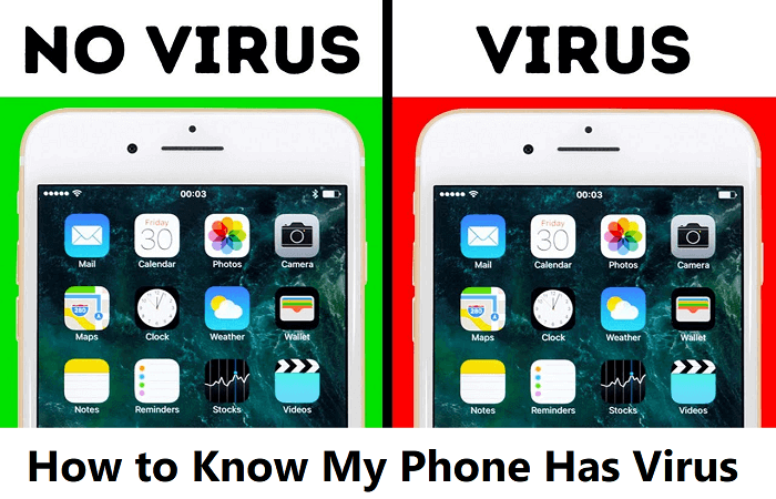 How do I check my smart phone for viruses?