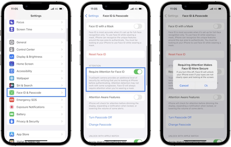 Check Face ID Permission for Third-Party Apps
