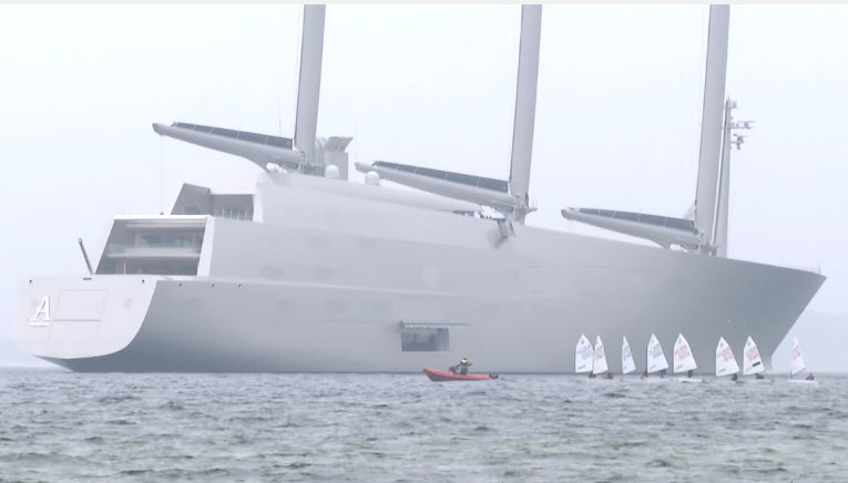 The largest sailing yacht in the world – 400 million euros