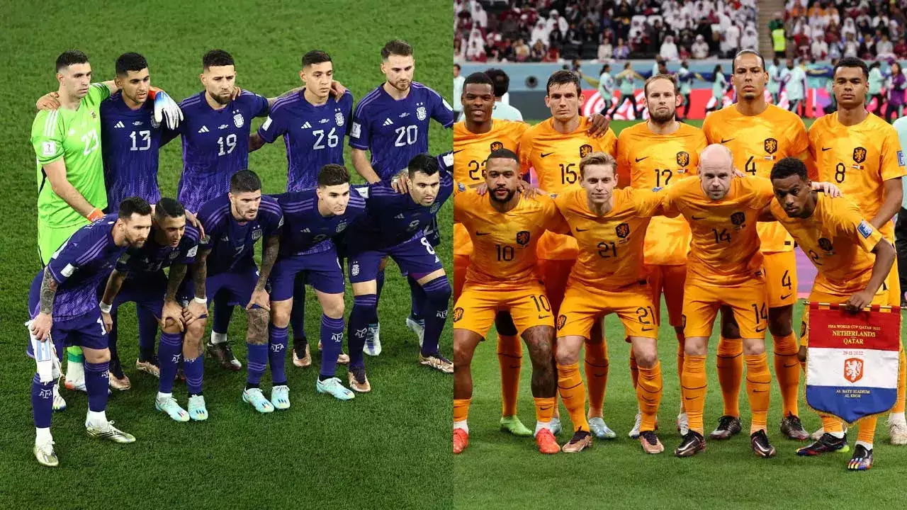 Chronology of the Netherlands Soccer Team Against the Argentina Soccer Team
