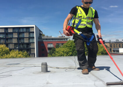 How are roof leaks detected?