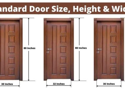 What is the Standard Size of a Bedroom Door?