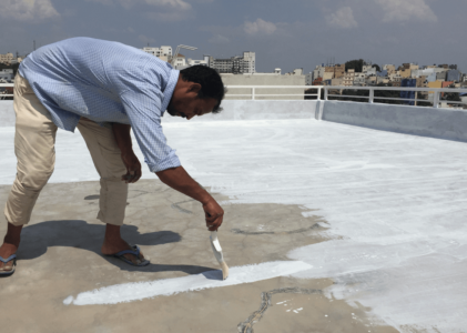 What is the best treatment for roof leakage?