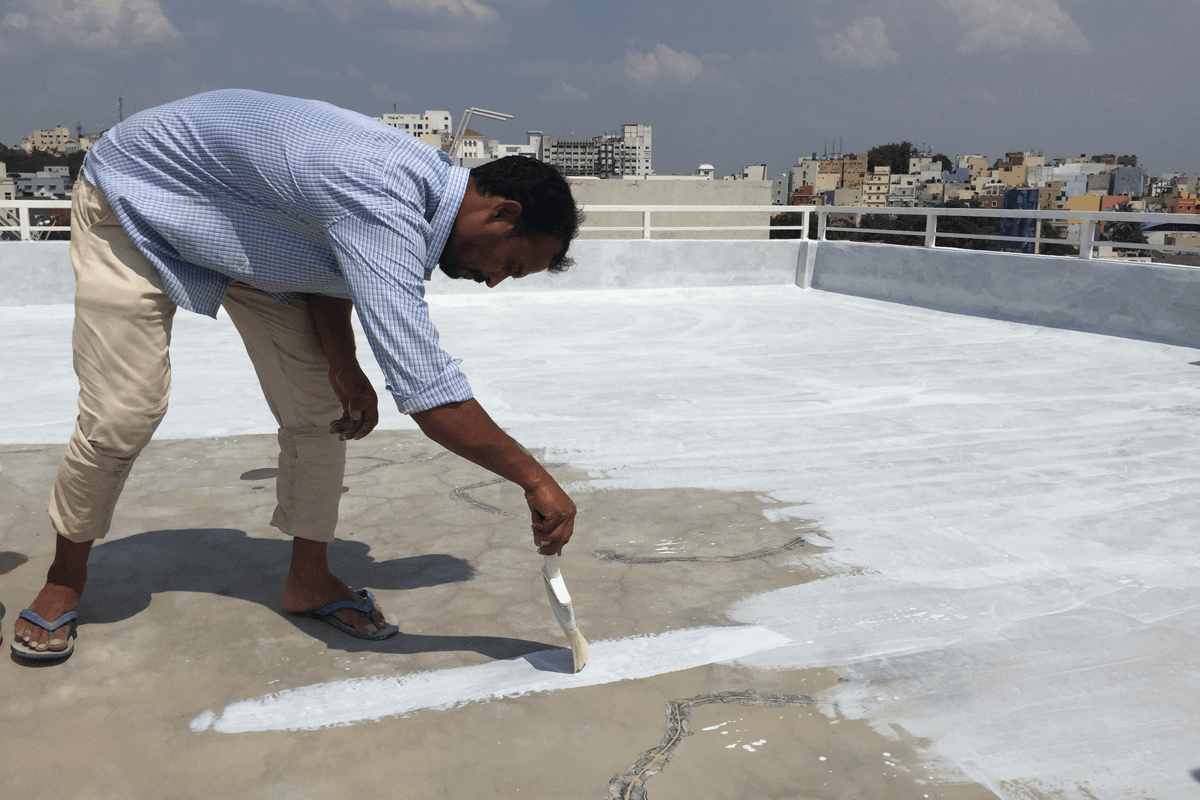 What is the best treatment for roof leakage?