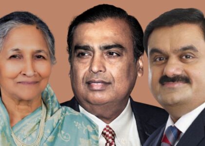 The top 10 richest people in India in 2023