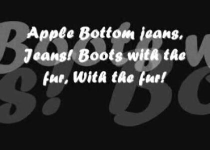 Apple Bottom Jeans Lyrics