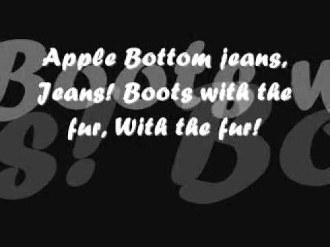 Apple Bottom Jeans Lyrics