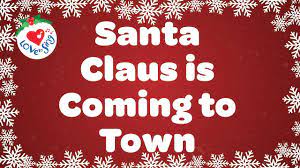 Santa Caus Is Comin To Town Lyrics