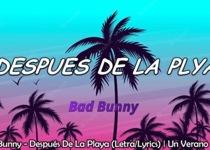 Despues De La Playa Lyrics