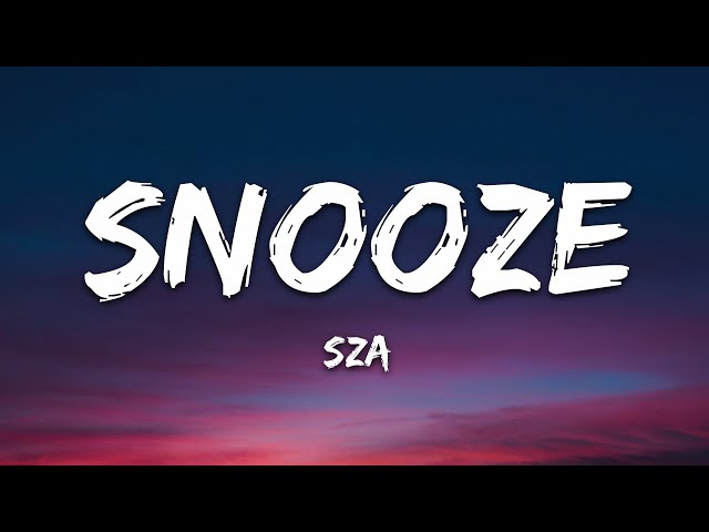 Snooze Lyrics