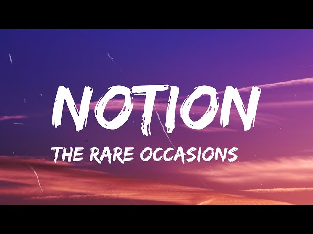 Notion Lyrics