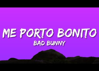 Me Porto Bonito Lyrics English