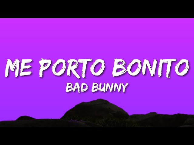 Me Porto Bonito Lyrics English