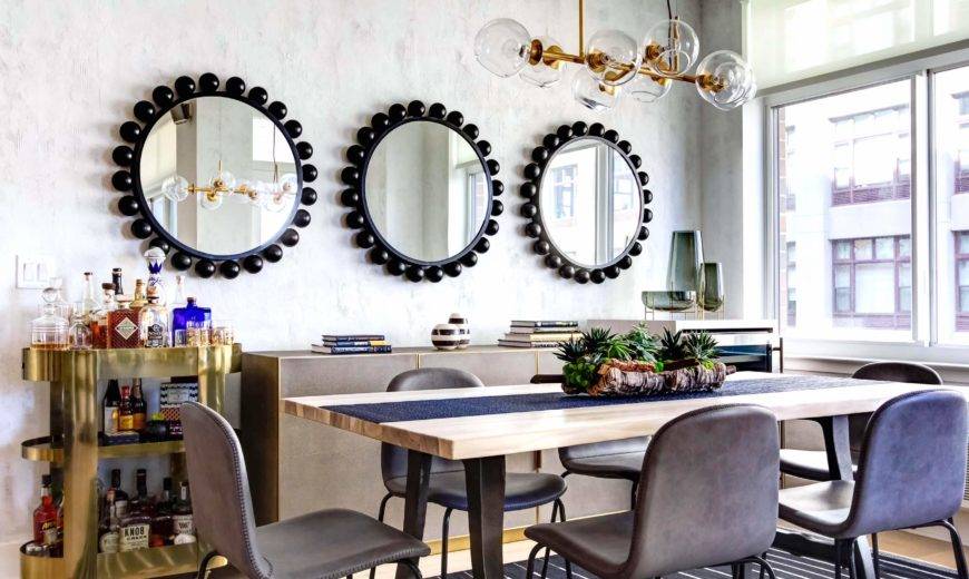 How To Decorate a Large Dining Room Wall