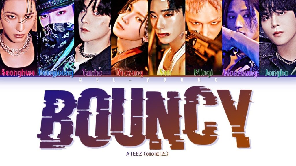 Ateez Bouncy (k-hot chilli peppers) Lyrics